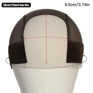 WDBY Beauty Headband Wig Cap – Non-Slip U Part Lace Wig Cap with Adjustable Velvet Wig Grip
