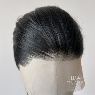 360 Black Lace Front Wig for Women 26inch Long Straight 13x4 HD Synthetic Lace Wigs for Daily Use Cosplay High Quality