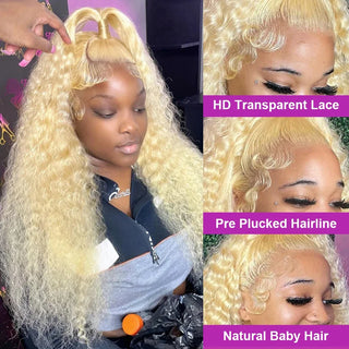 WDBY Beauty – 613 HD Blonde Lace Front Wig (13x4 / 13x6 Deep Loose Wave & Water Curly Remy Human Hair)