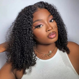 WDBY Beauty – Glueless Curly Bob Lace Wig (4x6 Deep Wave Closure Wig, Pre‑Plucked Brazilian Human Hair)