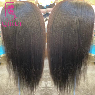 WDBY Beauty – Glueless Light Yaki Full Lace Wig (Pre‑Plucked Brazilian Remy Human Hair)