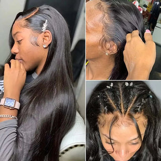 WDBY Beauty 13x6 Straight Brazilian Human Hair Lace Front Wig – Pre-Plucked Natural Color Wig