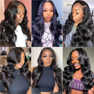 WDBY Beauty Body Wave 13x4 Glueless Lace Front Wig – Long Pre-Plucked Synthetic Wig