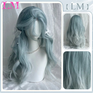 WDBY Beauty – LM Synthetic Long Lace Front Wig (Glueless, Pre‑Plucked Natural Hairline)