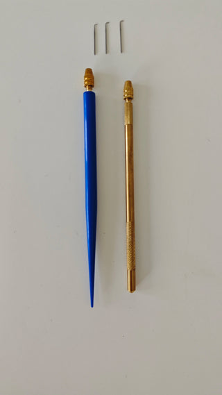 Ventilation needles and holders for Hand made Lace Frontals Wigs Closures .