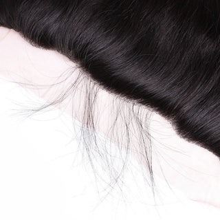 Human Hair Closure Lace Frontal 13x4 Transparent Pre Plucked Free Part Ear To Ear Lace Frontal Only 100% Raw Closers Human Hair