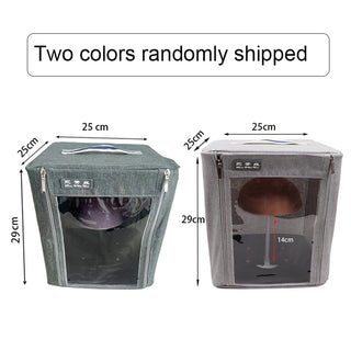 Wig Package Box For Toupee Closure Frontal M Size Hair Bag Wigs Storage Box With Display Stand And Half Head Top Hair Boxes
