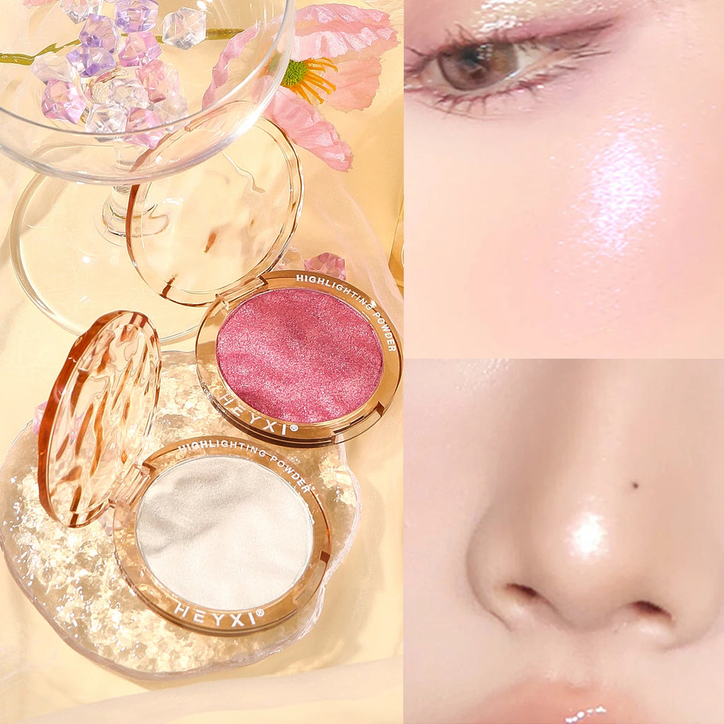 High gloss powder, clear and sparkling, with delicate texture and a light and natural makeup feel,, for All Skin Tones