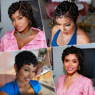 WDBY Beauty – Body Wave Pixie Cut HD Lace Front Wig (13x4 Glueless, Pre‑Plucked 100% Human Hair)