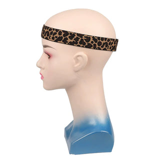  Adjustable Leopard Headband for Closure Frontal Wigs  Elastic Lace Melting Band for Wig Edges Keep Wig Grip No Slip ﻿ ﻿ ﻿ ﻿ ﻿