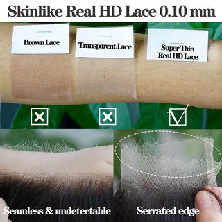 Body Wave 13x4 HD Lace Frontal Human Hair Tiny Knots Real Invisible HD Lace Frontal Closure Human Hair Ear to Ear Full Density