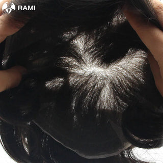 WDBY Beauty Full Lace Men’s Hair System – Remy Indian Human Hair Toupee for Men