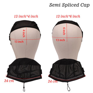 WDBY Beauty – Stretch Mesh Lace Wig Making Cap with Invisible Drawstring and Wig Band