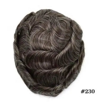 WDBY Beauty Full Lace Men’s Hair System – Remy Indian Human Hair Toupee for Men