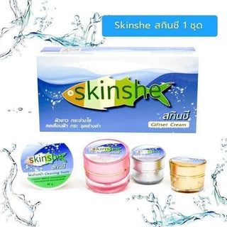 SKINSHE Whiten Gift set Reduce Wrinkles Freckles Dark Spots Brighten White Moisturizer Skin Smooth And Clear For Men Women