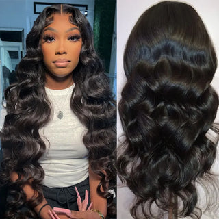 WDBY Beauty Body Wave 13x4 Glueless Lace Front Wig – Long Pre-Plucked Synthetic Wig