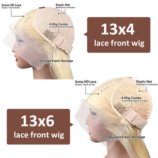 WDBY Beauty 613 Blonde HD Lace Frontal Wig – Deep Wave Curly Human Hair Wig 13x6/13x4