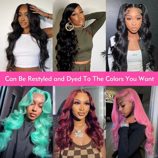WDBY Beauty – Brazilian Body Wave Lace Front Wig (13x4  /  13x6 HD Lace Frontal Human Hair Wig)