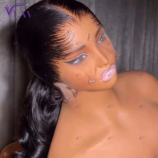 Glueless Wigs Human Hair Wear And Go Body Wave 13×6 HD Lace Frontal Wig 13×4/360 HD Transparent Lace Preplucked For Women VLAV