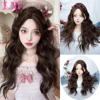WDBY Beauty – LM Synthetic Long Lace Front Wig (Glueless, Pre‑Plucked Natural Hairline)
