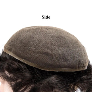 WDBY Beauty – Men’s Full Lace Toupee (Breathable Human Hair Wig for Active Lifestyle)