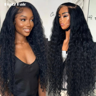 Water Wave 13x6 HD Lace Front Wig Human Hair Wig 360 13x4 Lace Frontal Deep Wave Glueless Wigs for Black Woman Human Hair Wigs
