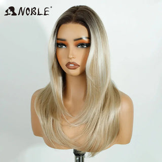 WDBY Beauty Ombre Brown Lace Front Wig – 20” Pre-Plucked 13x6 Wear & Go Wig