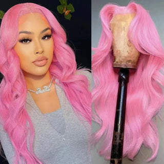 WDBY Beauty – Lavender Purple Long Body Wave Lace Front Wig (13x4 Synthetic / Blend, Heat‑Resistant, Cosplay & Daily Wear)