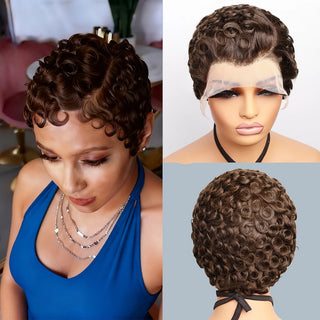WDBY Beauty – Body Wave Pixie Cut HD Lace Front Wig (13x4 Glueless, Pre‑Plucked 100% Human Hair)
