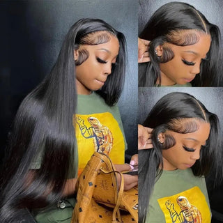 WDBY Beauty – Glueless Bone Straight HD Lace Front Wig (4x4 / 5x5 / 13x4 / 13x6 Transparent Brazilian Human Hair)