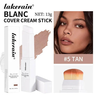 Two-in-one Color-changing Foundation Stick Lightweight Hydrating Brightening Matte Moisturizing Foundation Concealer Makeup