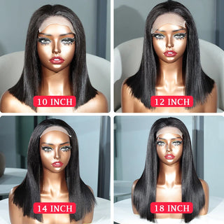 WDBY Beauty 5x5 Glueless Raw Vietnamese Bob Wig – 13x6 Pre-Plucked Human Hair Lace Front Wig