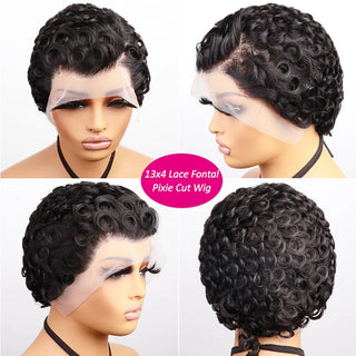 WDBY Beauty – Body Wave Pixie Cut HD Lace Front Wig (13x4 Glueless, Pre‑Plucked 100% Human Hair)
