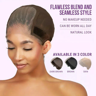 WDBY Beauty Headband Wig Cap – Non-Slip U Part Lace Wig Cap with Adjustable Velvet Wig Grip