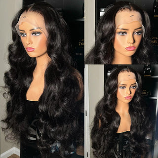 WDBY Beauty – 30–40 Inch Body Wave HD Lace Front Wig (13x4 / 13x6, Pre-Plucked with Baby Hair)