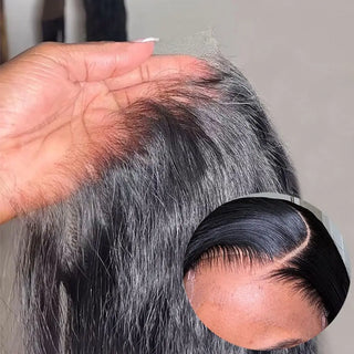 Body Wave 13x4 HD Lace Frontal Human Hair Tiny Knots Real Invisible HD Lace Frontal Closure Human Hair Ear to Ear Full Density
