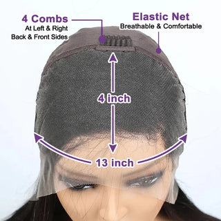 WDBY Beauty – 99J Burgundy Kinky Curly Bob Wig (13x4 Lace Frontal, Pre‑Plucked Deep Wave Human Hair
