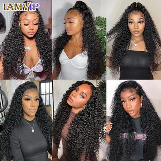 WDBY Beauty – 30–40 Inch Deep Wave / Kinky Curly HD Lace Front Wig (13x6 / 13x4 Glueless Pre‑Plucked Human Hair for Women)