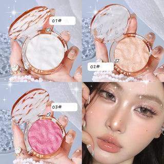 High gloss powder, clear and sparkling, with delicate texture and a light and natural makeup feel,, for All Skin Tones