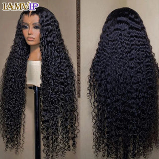 WDBY Beauty – 30–40 Inch Deep Wave / Kinky Curly HD Lace Front Wig (13x6 / 13x4 Glueless Pre‑Plucked Human Hair for Women)