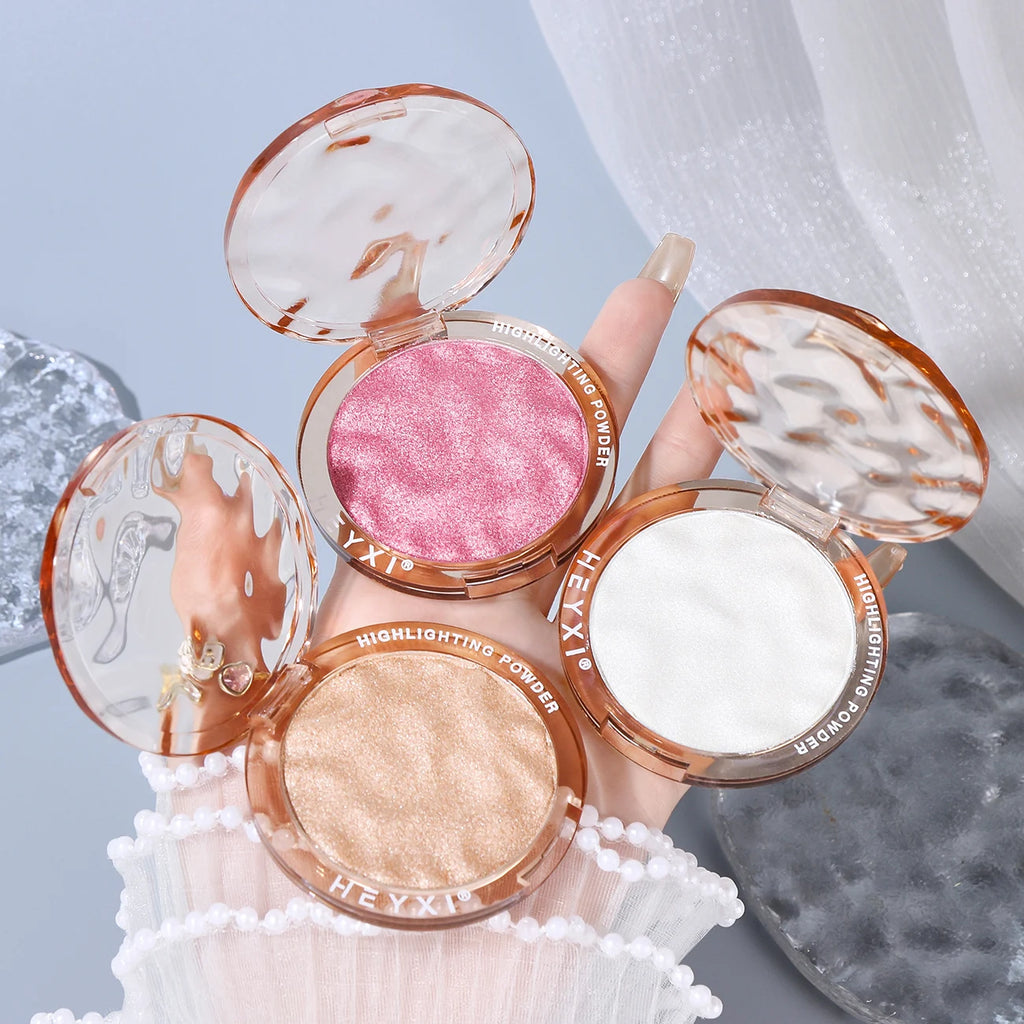 High gloss powder, clear and sparkling, with delicate texture and a light and natural makeup feel,, for All Skin Tones