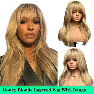 Black Wig WIth Layered Bangs Body Wave Lace Front Wig Short Bob Lace Frontal Wig 13x4 HD PrePlucked Synthetic Daily Wear Cosplay