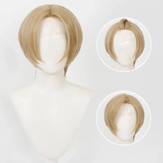 Short Cosplay Lace Front Wig Heat Resistant Multi-Color