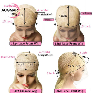 WDBY Beauty – Ash Blonde Highlight Body Wave Lace Front Wig (13x6 HD Lace Front / 360 Lace Frontal Human Hair Wig)