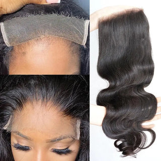 Body Wave 13x4 HD Lace Frontal Human Hair Tiny Knots Real Invisible HD Lace Frontal Closure Human Hair Ear to Ear Full Density