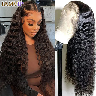 WDBY Beauty – 30–40 Inch Deep Wave / Kinky Curly HD Lace Front Wig (13x6 / 13x4 Glueless Pre‑Plucked Human Hair for Women)