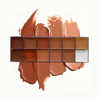12-Color Concealer Palette – Full Coverage Waterproof Makeup Kit | WDBY Beauty