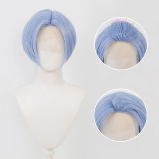 Short Cosplay Lace Front Wig Heat Resistant Multi-Color