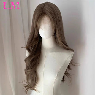 WDBY Beauty – LM Synthetic Long Lace Front Wig (Glueless, Pre‑Plucked Natural Hairline)