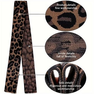  Adjustable Leopard Headband for Closure Frontal Wigs  Elastic Lace Melting Band for Wig Edges Keep Wig Grip No Slip ﻿ ﻿ ﻿ ﻿ ﻿